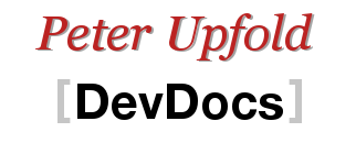 Peter Upfold DevDocs
