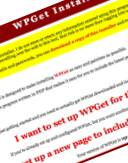 WPGet Installer screenshot