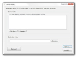 DfontSplitter for Windows DfontSplitter for Windows