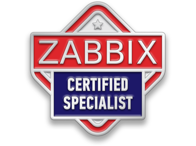 Zabbix Certified Specialist pin badge